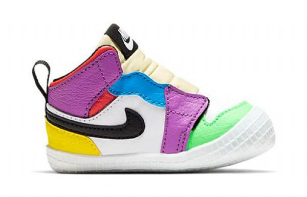 Nike Air Jordan 1 Crib Bootie Retro Koripallokengät Lapsille Monivärinen