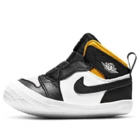 Nike Air Jordan 1 Crib Bootie Retro Koripallokengät Lapsille Musta