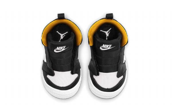 Nike Air Jordan 1 Crib Bootie Retro Koripallokengät Lapsille Musta