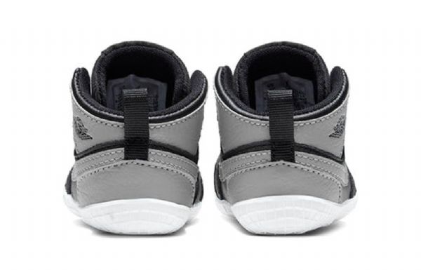 Nike Air Jordan 1 Crib Bootie Retro Koripallokengät Lapsille Musta Harmaa