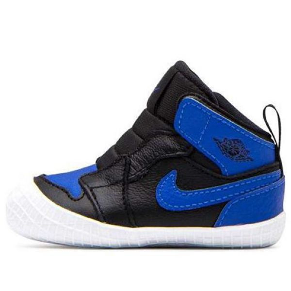 Nike Air Jordan 1 Crib Bootie Retro Koripallokengät Lapsille Musta Sininen