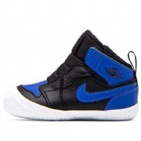 Nike Air Jordan 1 Crib Bootie Retro Koripallokengät Lapsille Musta Sininen