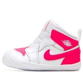 Nike Air Jordan 1 Crib Bootie Retro Koripallokengät Lapsille Vaaleanpunainen