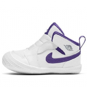 Nike Air Jordan 1 Crib Bootie Retro Koripallokengät Lapsille Violetti