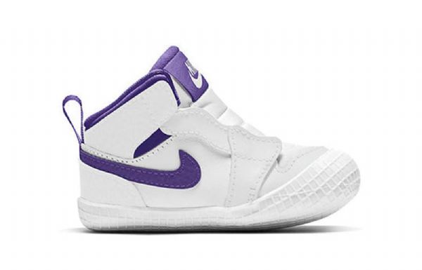 Nike Air Jordan 1 Crib Bootie Retro Koripallokengät Lapsille Violetti