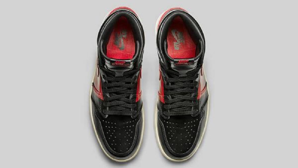 Nike Air Jordan 1 Defiant Kengät Miehille Musta Punainen