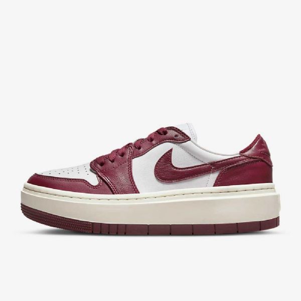 Nike Air Jordan 1 Elevate Low Tops Kengät Naisille Burgundy Valkoinen