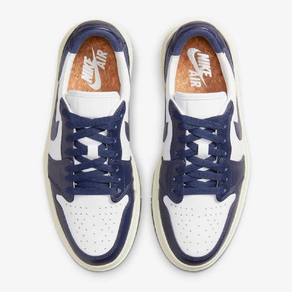 Nike Air Jordan 1 Elevate Low Tops Kengät Naisille Valkoinen Laivastonsininen