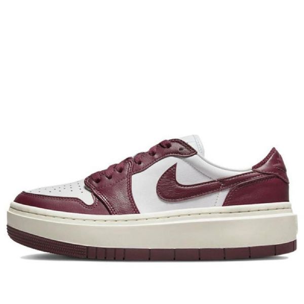 Nike Air Jordan 1 Elevate Low Tops Retro Koripallokengät Naisille Burgundinpunainen Valkoinen