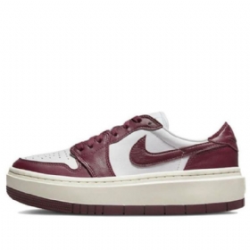 Nike Air Jordan 1 Elevate Low Tops Retro Koripallokengät Naisille Burgundinpunainen Valkoinen