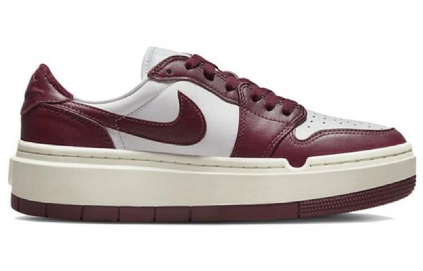 Nike Air Jordan 1 Elevate Low Tops Retro Koripallokengät Naisille Burgundinpunainen Valkoinen