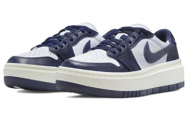 Nike Air Jordan 1 Elevate Matalat Topit Retro Koripallokengät Naisille Laivastonsininen
