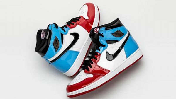 Nike Air Jordan 1 Fearless Kengät Miehille Punainen Sininen Valkoinen