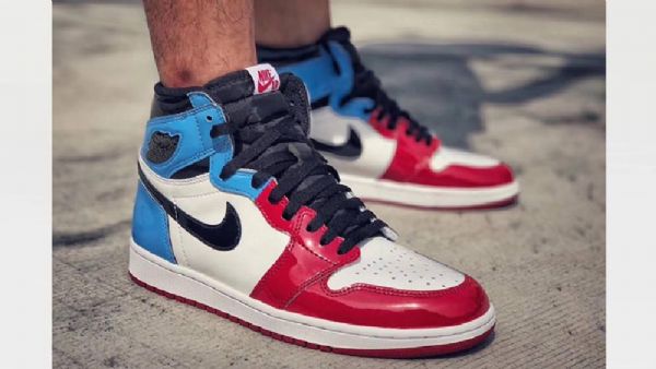 Nike Air Jordan 1 Fearless Kengät Naisille Punainen Sininen Valkoinen