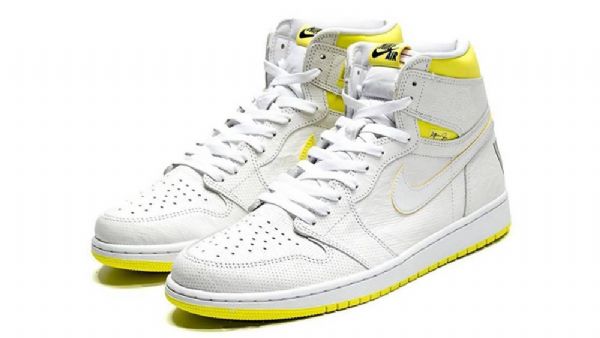 Nike Air Jordan 1 First Class Flight Kengät Miehille Valkoinen