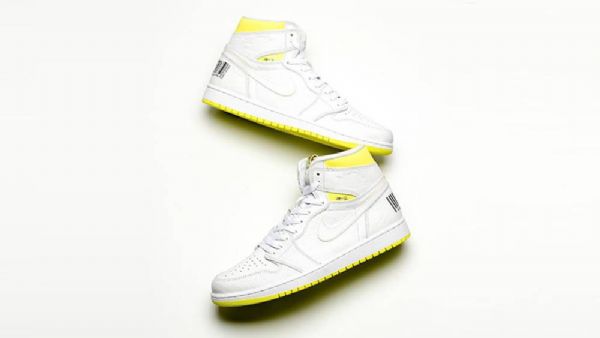 Nike Air Jordan 1 First Class Flight Kengät Miehille Valkoinen