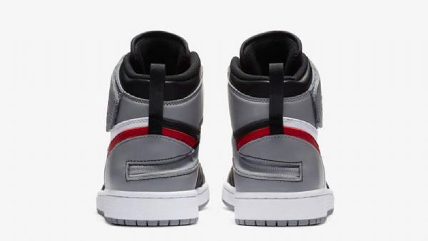Nike Air Jordan 1 Flyease Particle Kengät Miehille Musta Harmaa Punainen