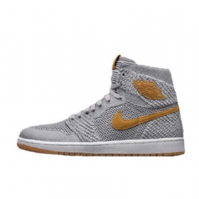 Nike Air Jordan 1 Flyknit Miesten Kengät Harmaa