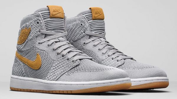 Nike Air Jordan 1 Flyknit Miesten Kengät Harmaa