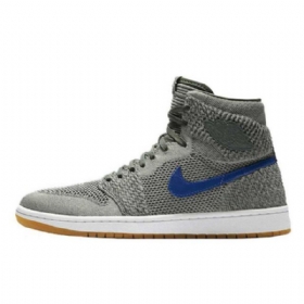 Nike Air Jordan 1 Flyknit Savikengät Miehille Vihreät