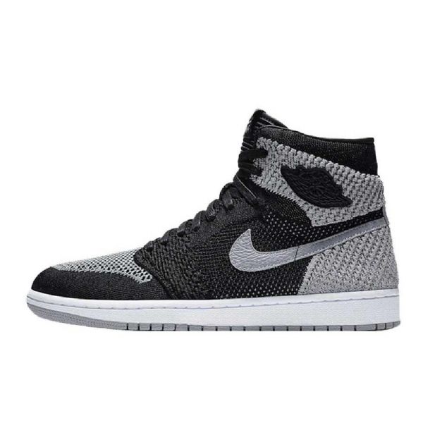 Nike Air Jordan 1 Flyknit Varjokengät Miehille Harmaa