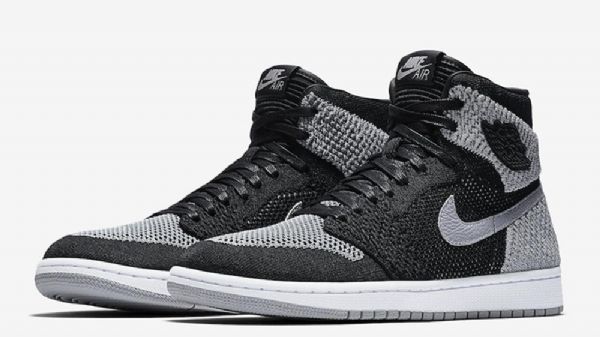 Nike Air Jordan 1 Flyknit Varjokengät Miehille Harmaa