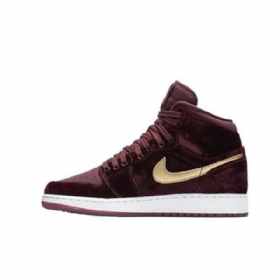 Nike Air Jordan 1 Gg Maroon Kengät Miehille Burgundy