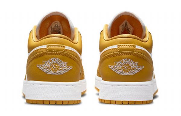 Nike Air Jordan 1 Gs Koripallokengät Miehille Keltainen Valkoinen