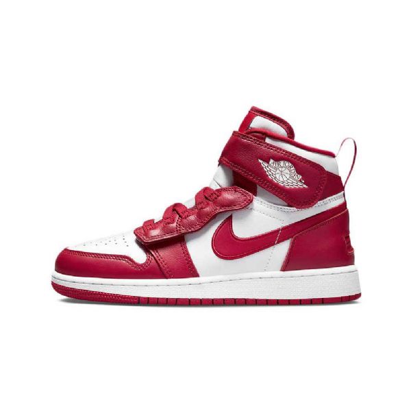 Nike Air Jordan 1 Hi Flyease Gs Cardinal Kengät Naisille Valkoinen Punainen