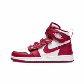 Nike Air Jordan 1 Hi Flyease Gs Cardinal Kengät Naisille Valkoinen Punainen