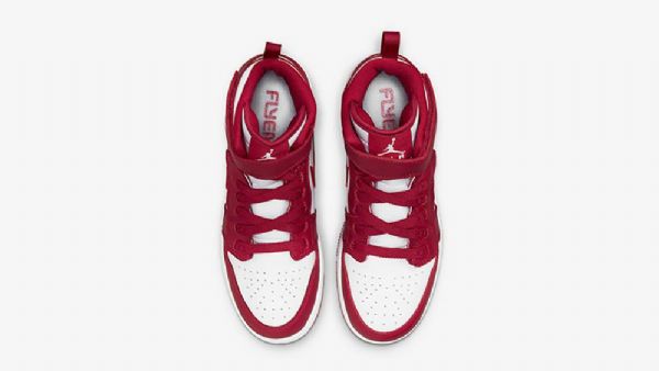 Nike Air Jordan 1 Hi Flyease Gs Cardinal Kengät Naisille Valkoinen Punainen