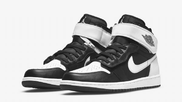 Nike Air Jordan 1 Hi Flyease Kengät Naisille Mustavalkoinen