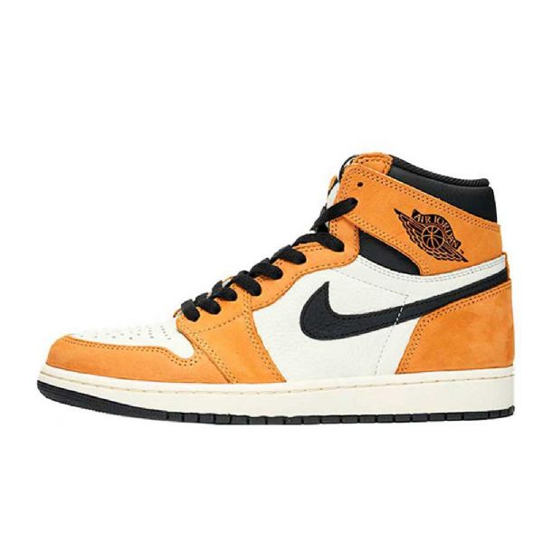 Nike Air Jordan 1 High Topit Og Rookie Of The Year Kengät Miehille Keltainen Valkoinen