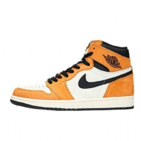 Nike Air Jordan 1 High Topit Og Rookie Of The Year Kengät Miehille Keltainen Valkoinen