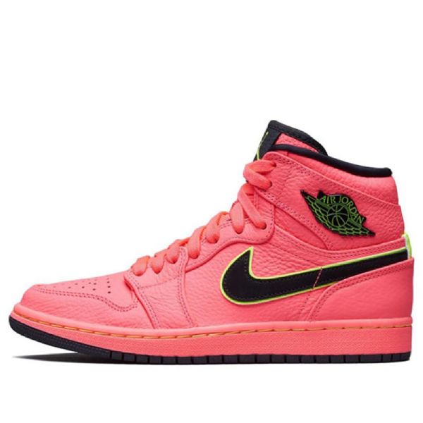 Nike Air Jordan 1 High Topit Premium Retro Koripallokengät Naisille Coral