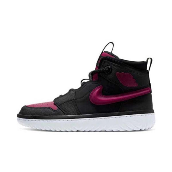 Nike Air Jordan 1 High Topit React Noble Kengät Miehille Musta Punainen