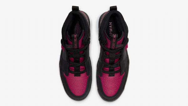Nike Air Jordan 1 High Topit React Noble Kengät Miehille Musta Punainen