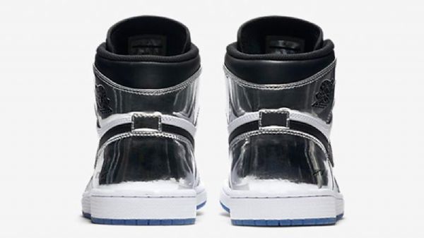 Nike Air Jordan 1 High Topit Think 1 Miesten Kengät Hopeavalkoinen