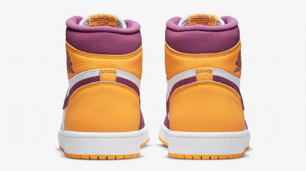 Nike Air Jordan 1 High Tops Brotherhood Kengät Miehille Purppura Keltainen Valkoinen