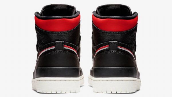 Nike Air Jordan 1 High Tops Double Reima Kengät Miehille Musta Punainen