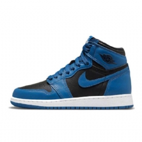 Nike Air Jordan 1 High Tops Kengät Miehille Tummansininen Musta