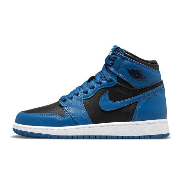Nike Air Jordan 1 High Tops Kengät Naisille Tummansininen Musta