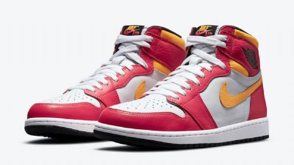 Nike Air Jordan 1 High Tops Og Kengät Naisille Vaaleanpunainen