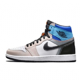 Nike Air Jordan 1 High Tops Og Prototype Kengät Miehille Khaki Musta Sininen