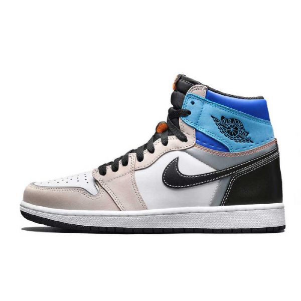 Nike Air Jordan 1 High Tops Og Prototype Kengät Naisille Khaki Musta Sininen