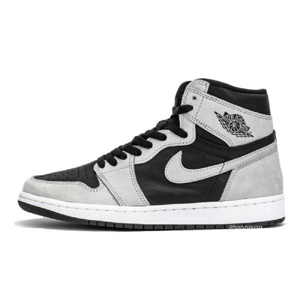 Nike Air Jordan 1 High Tops Og Shadow 2.0 Naisten Kengät Harmaa Musta