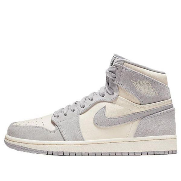 Nike Air Jordan 1 High Tops Premium Retro Koripallokengät Naisille Harmaa