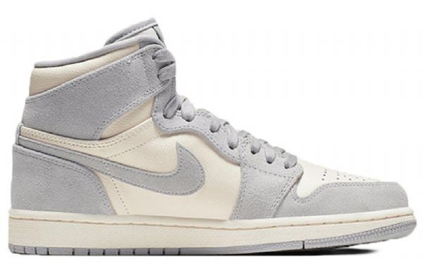 Nike Air Jordan 1 High Tops Premium Retro Koripallokengät Naisille Harmaa