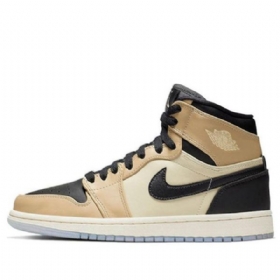 Nike Air Jordan 1 High Tops Retro Koripallokengät Naisille Ruskea Musta