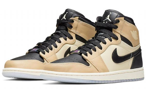Nike Air Jordan 1 High Tops Retro Koripallokengät Naisille Ruskea Musta